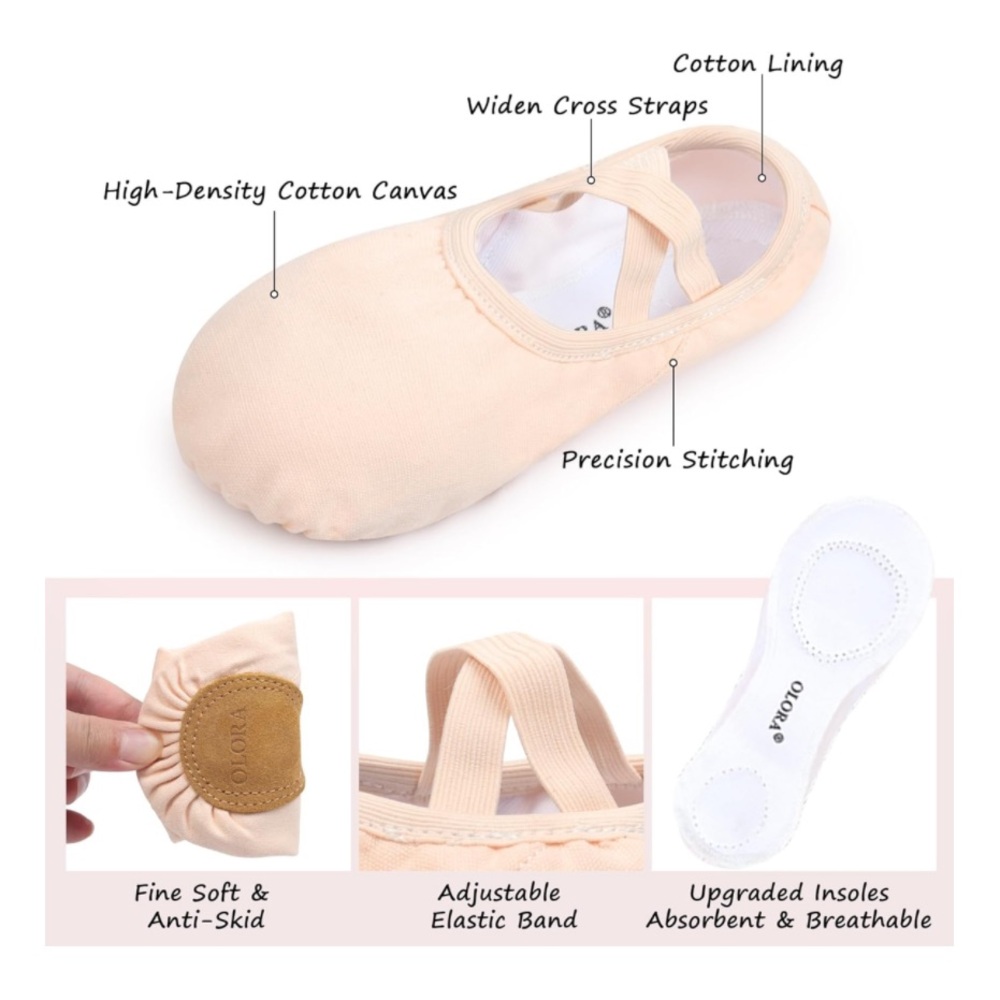NWT Girls Ballet Shoes - Picture 3 of 11
